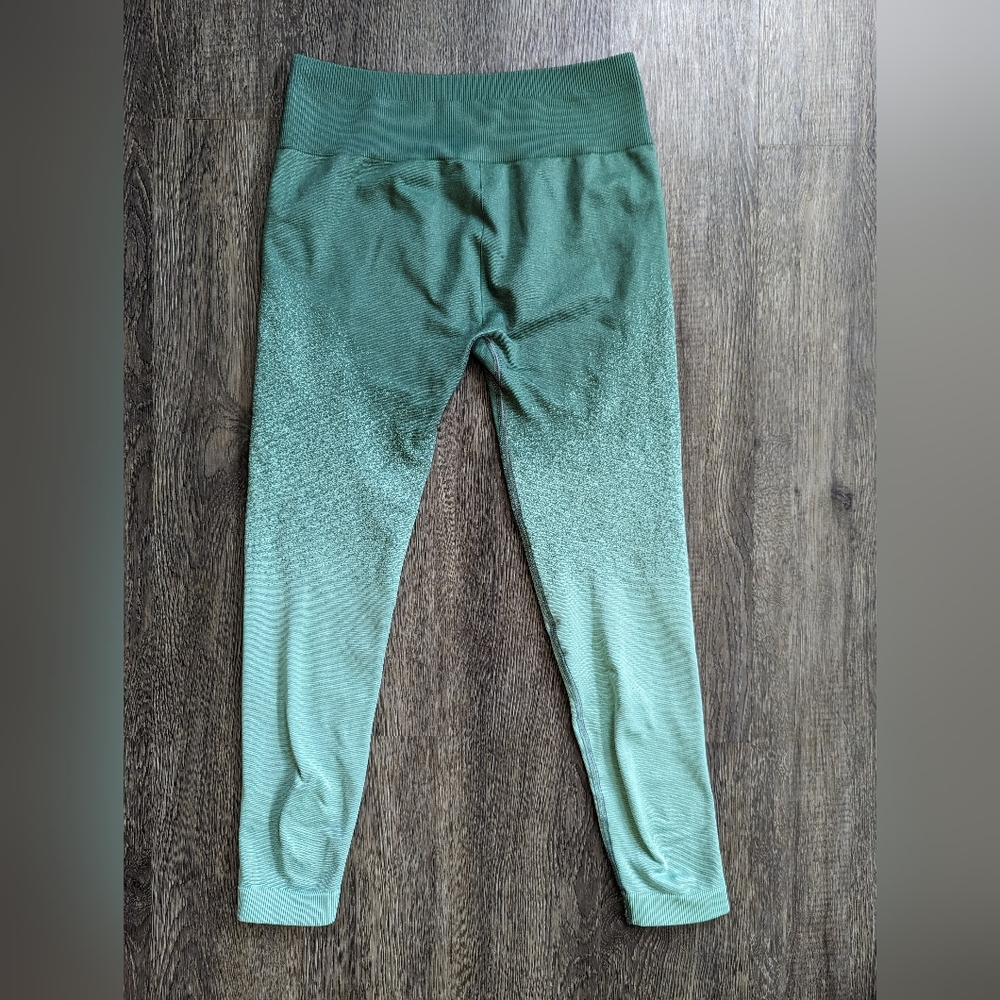 Gymshark Green Ombre Leggings